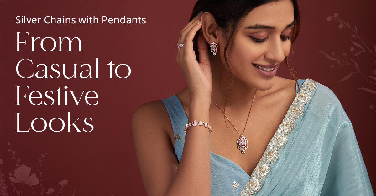 Silver Chains with Pendants