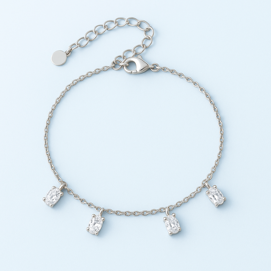 Crystal Dews Bracelet - Silver