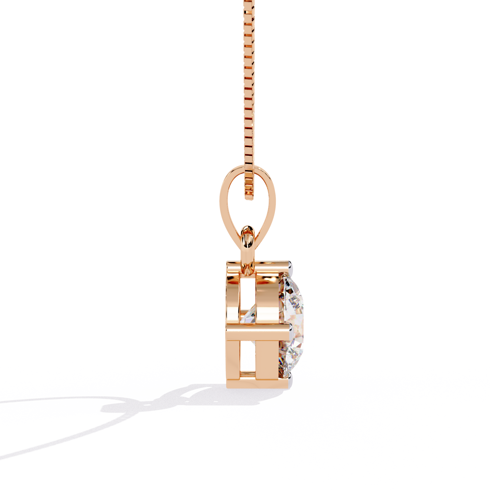 Rose Gold Pendant Chain Design
