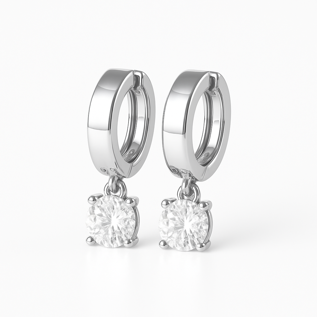 Snow Crystal Earrings