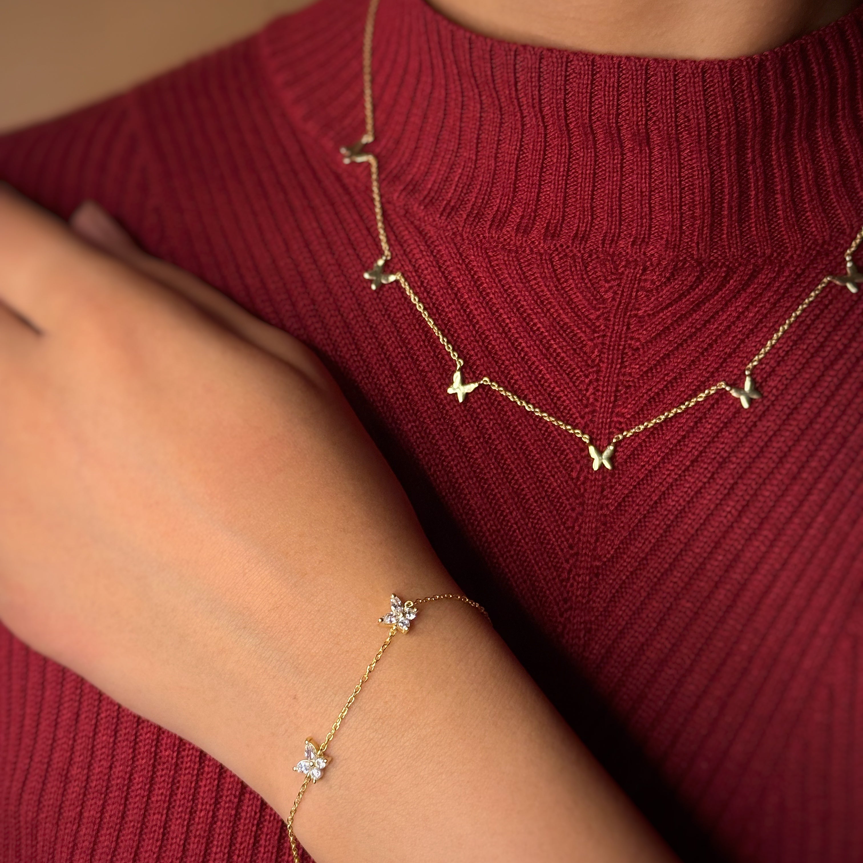 Golden Wings Bracelet -Gold