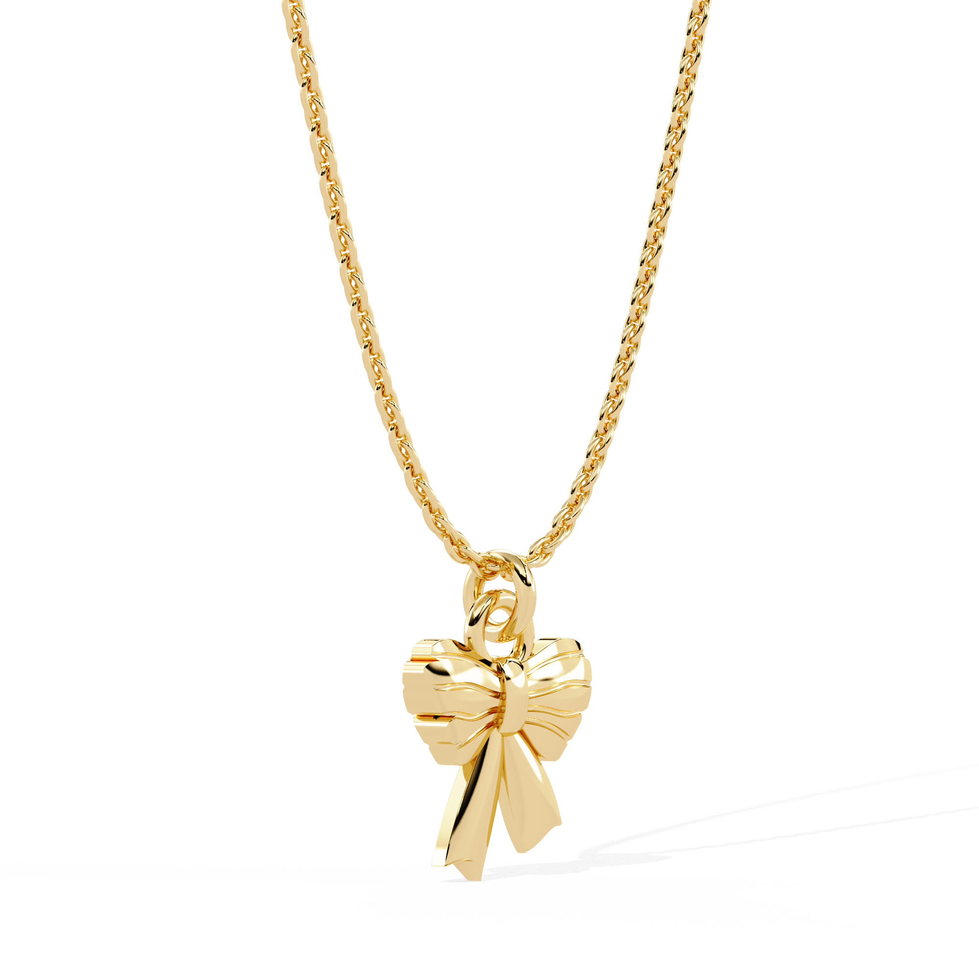 18KT Gold Pendant With Chain
