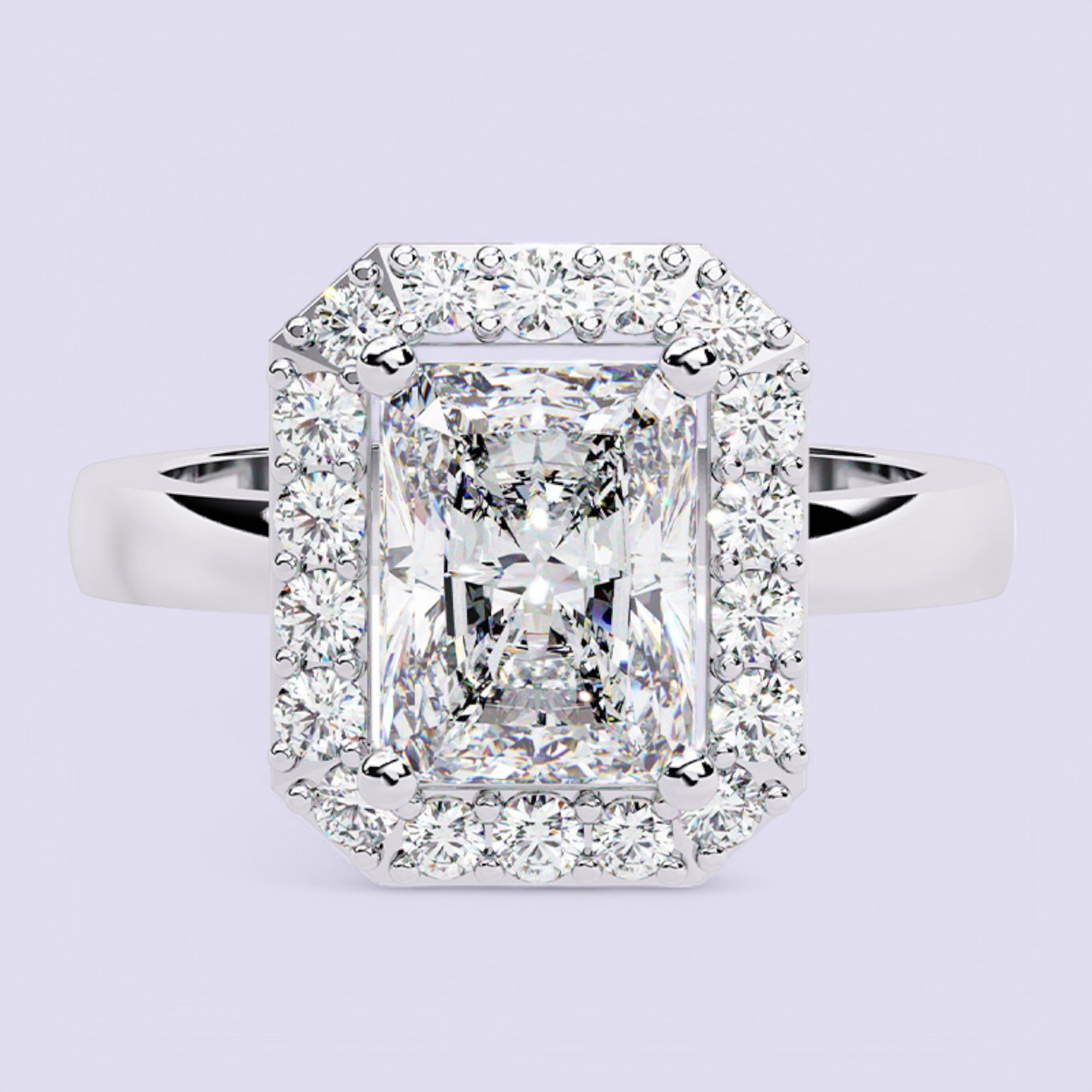 Crystal Clear Ring-Silver