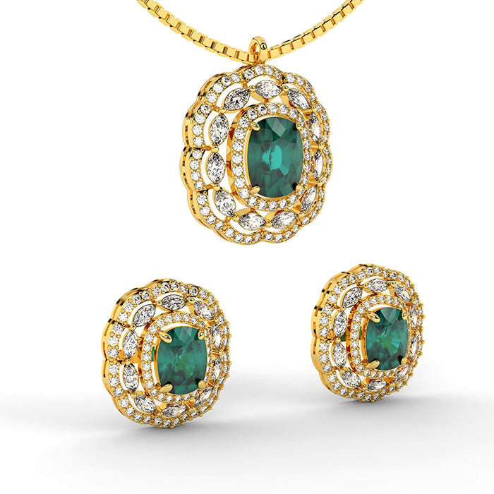 Silver Gold Necklace