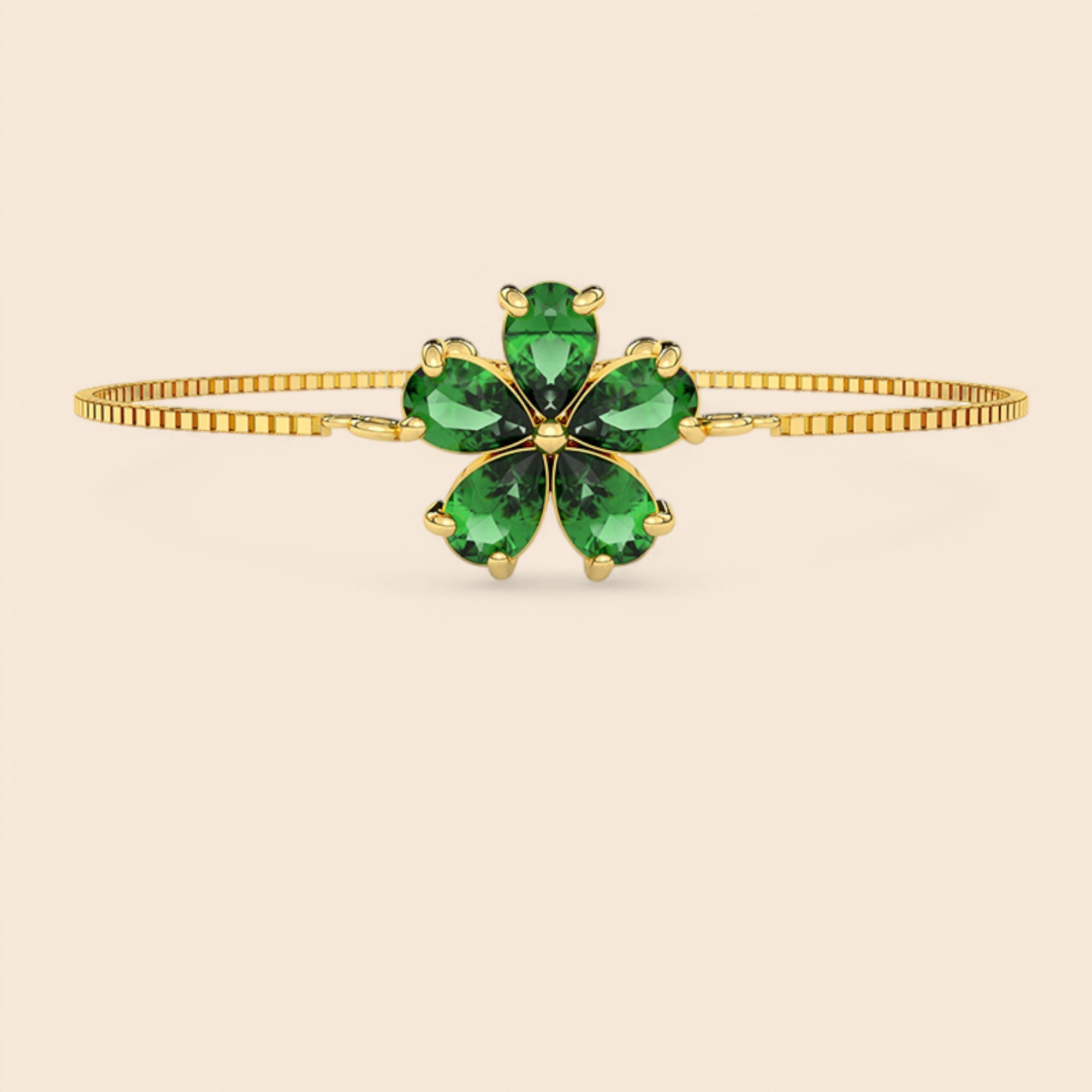 Green Petals Bracelet