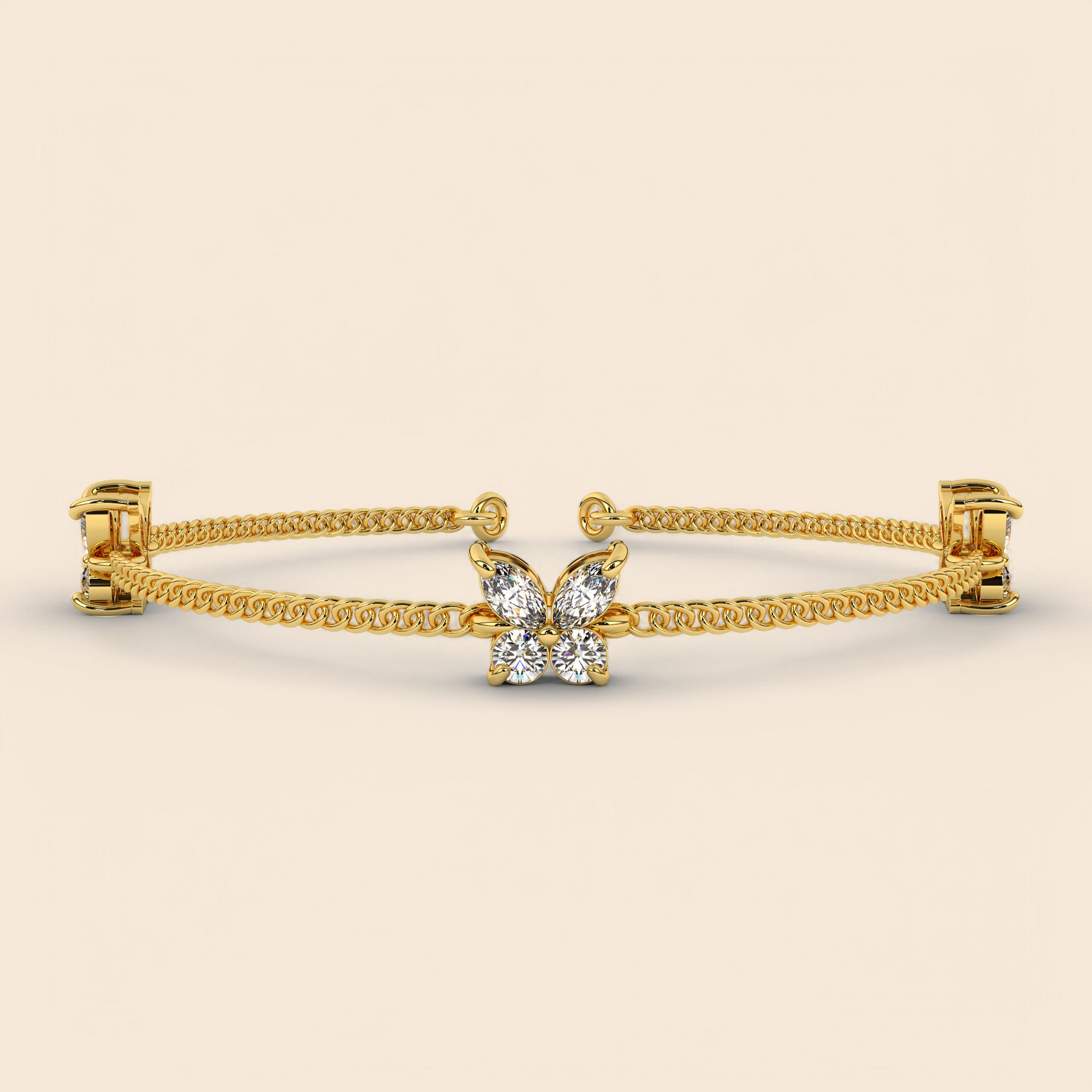 Golden Wings Bracelet -Gold