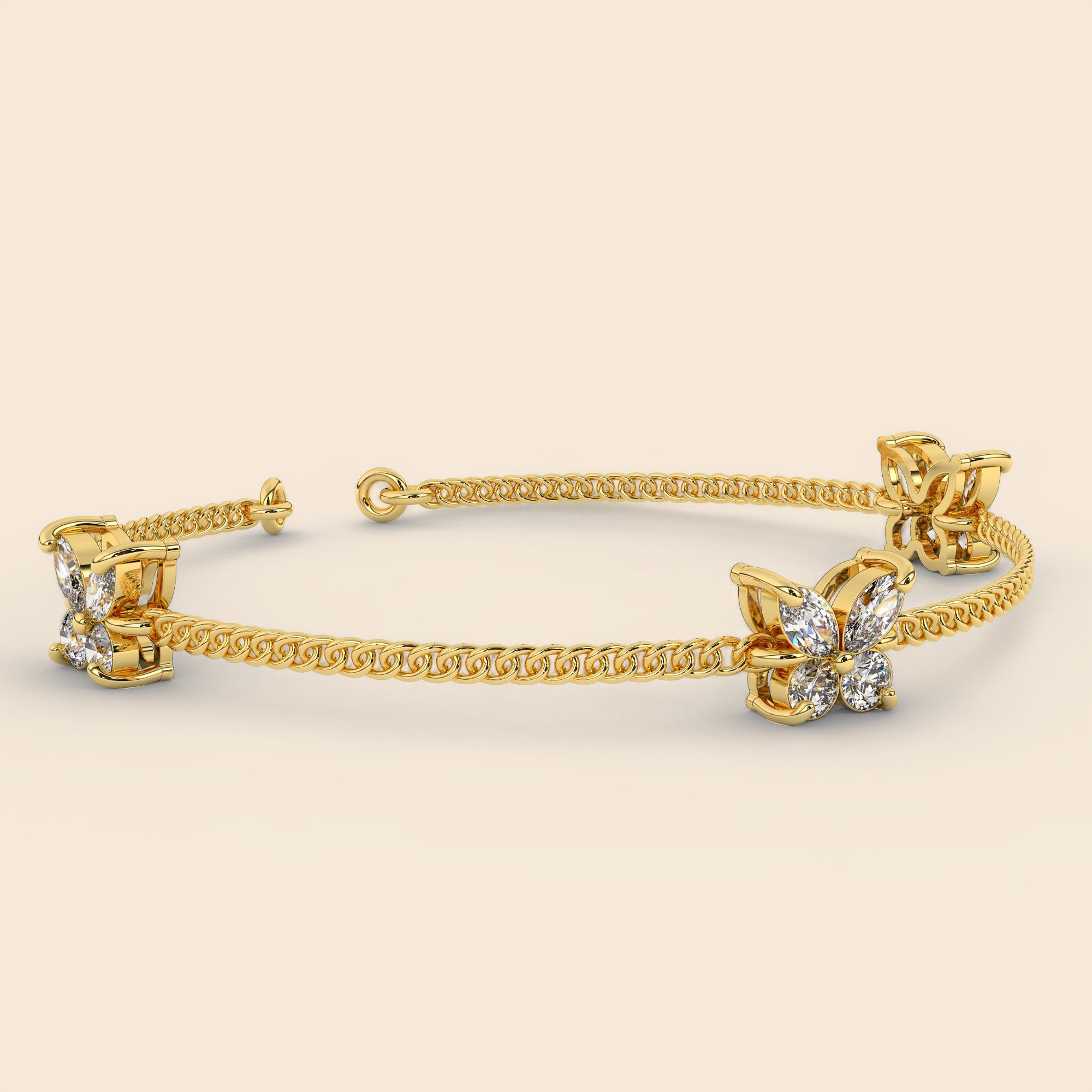 Golden Wings Bracelet -Gold