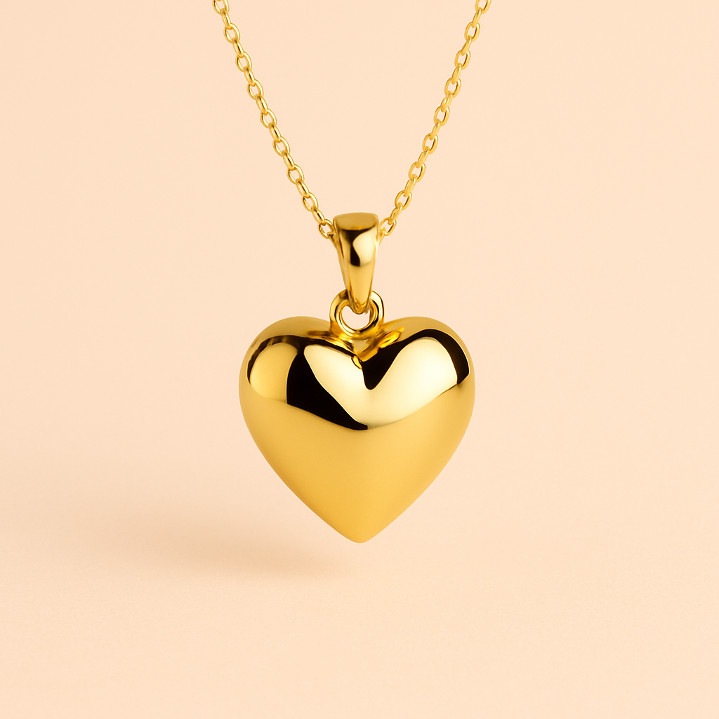 Golden Heart Necklace