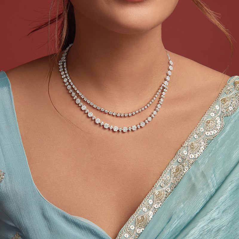 925 Silver Layered Necklace