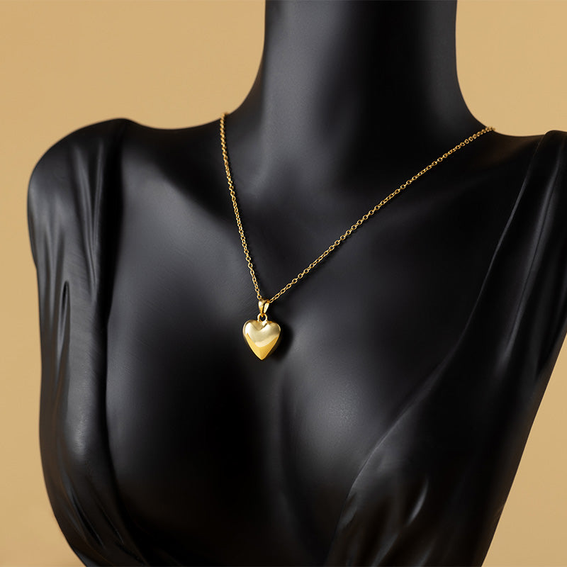 Golden Heart Chain Pendant
