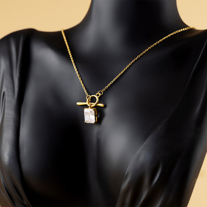 Silver Gold Necklace