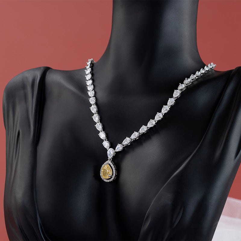 Silver Necklace Set For Wedding
