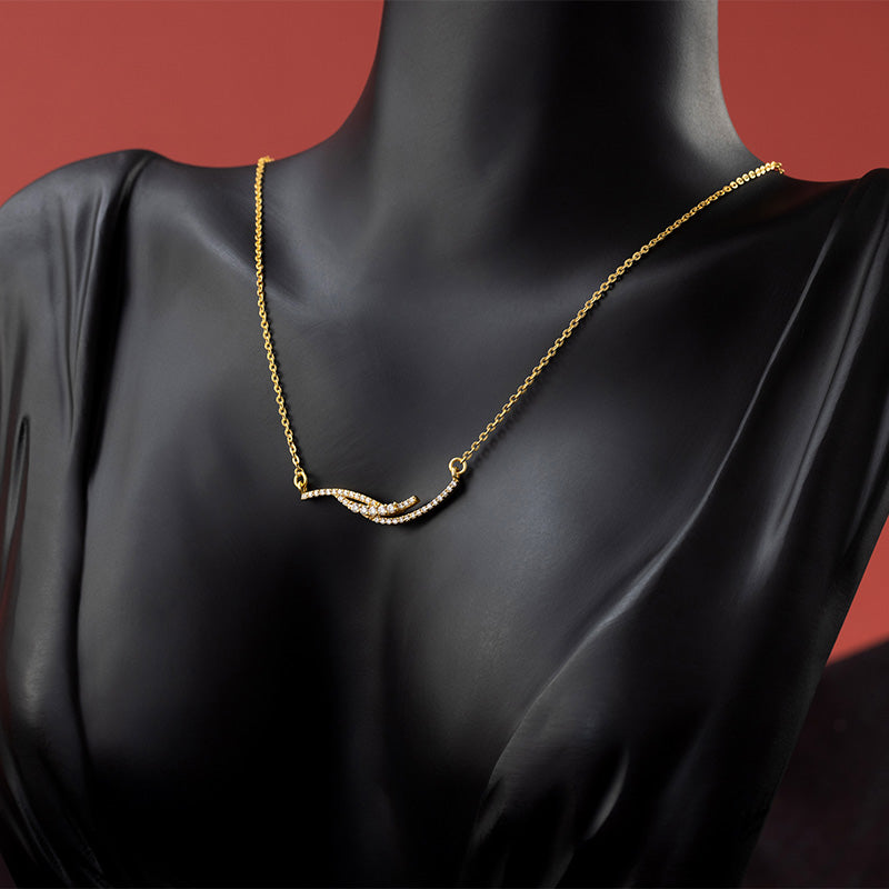 Gold Plated 925 Silver Necklace