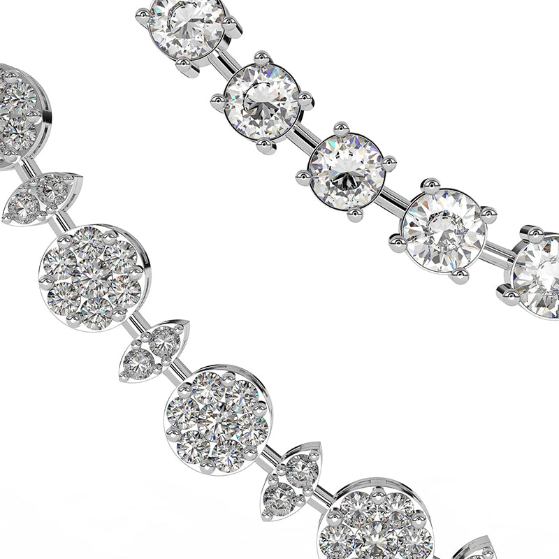 Silver Layered Necklace For Women