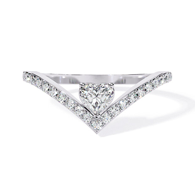 Shimmy Gem Ring Sparkling Silver Gems Silky Silver