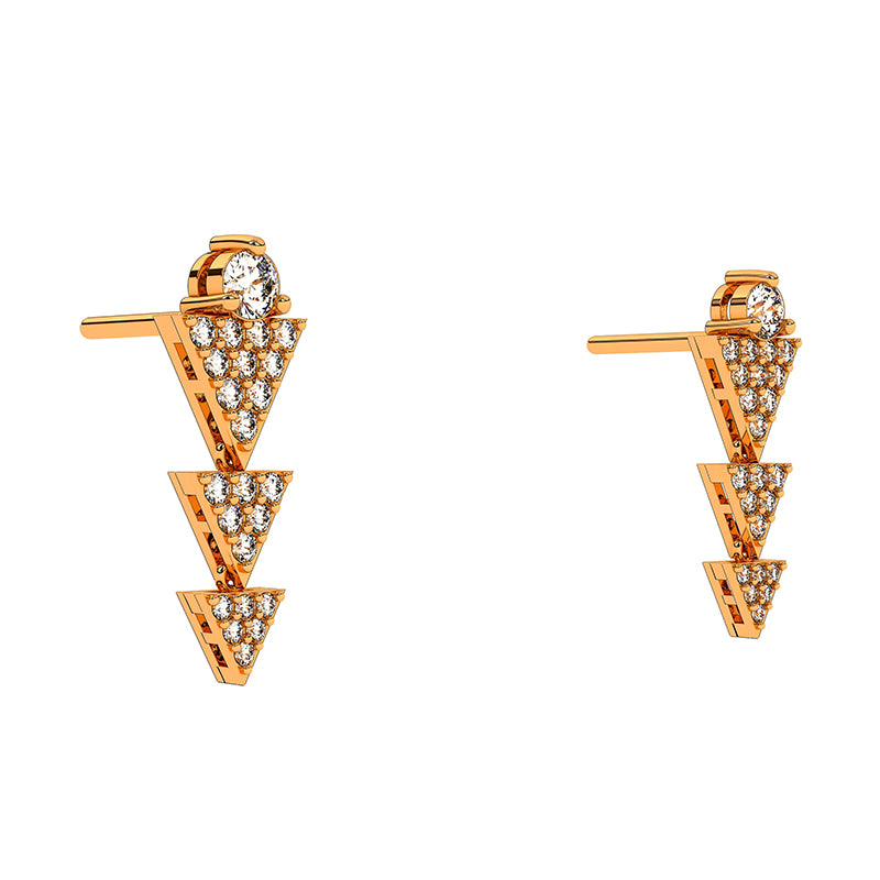 Rose Gold Earrings