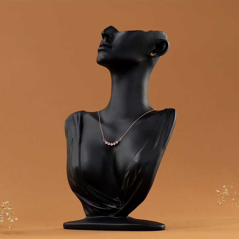 Rose Gold Necklace For Girls