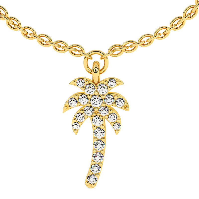 Palm Tree Necklace