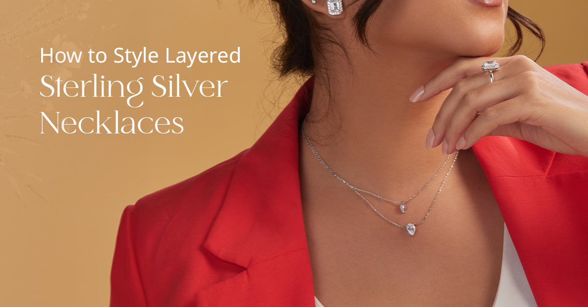 How to Style Layered Sterling Silver Necklaces