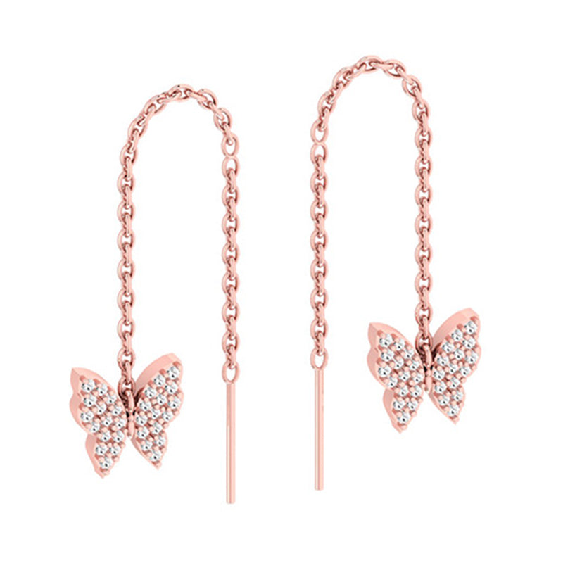 Butterfly Trails Earrings with 925 sterling silver