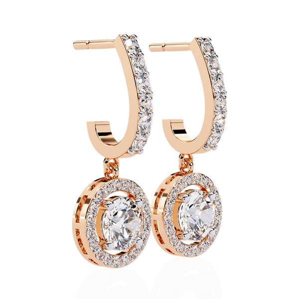 Celestial Circles Earrings - Rose Gold Celestial Circles Earrings - Rose Gold