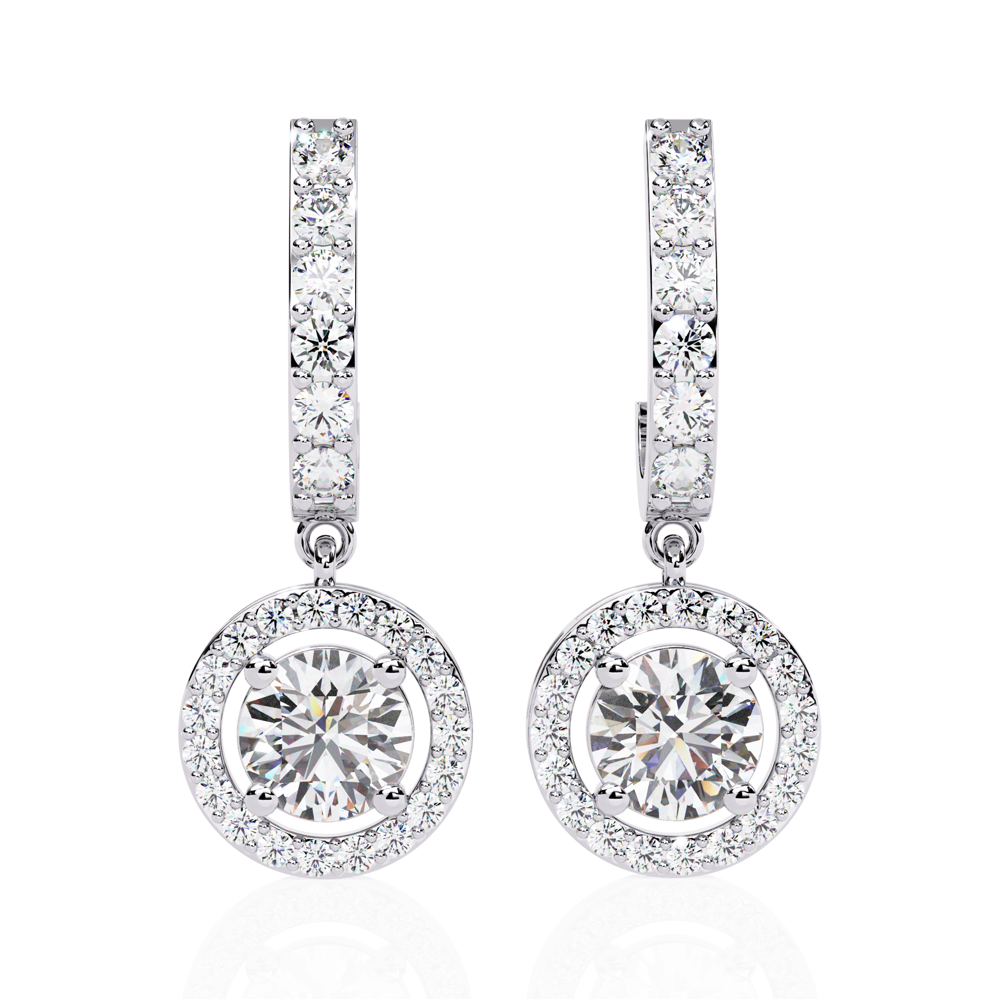 Celestial Circles Earrings with 925 Silver