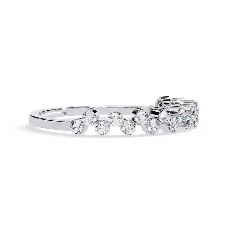 Silver Tiara Band Ring