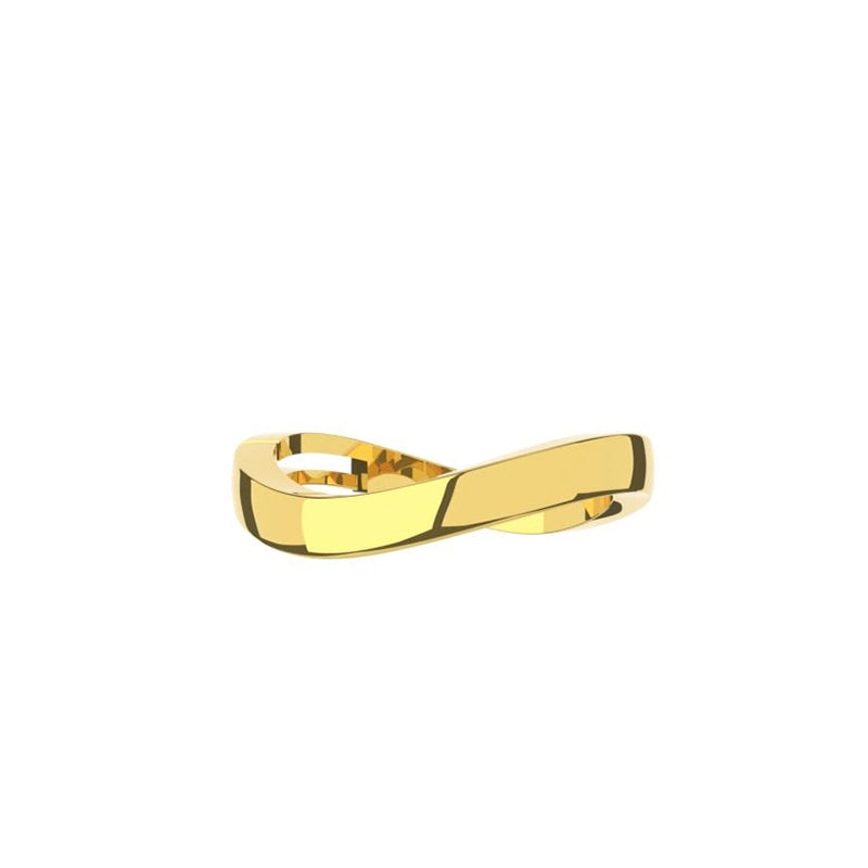 Golden Curve Ring 