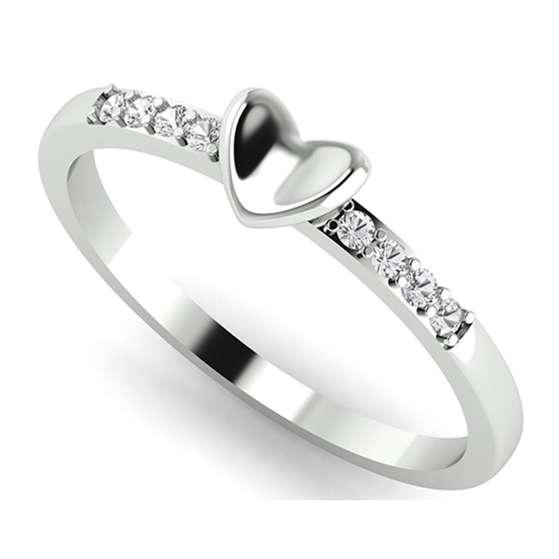 Glint of love Silver Ring