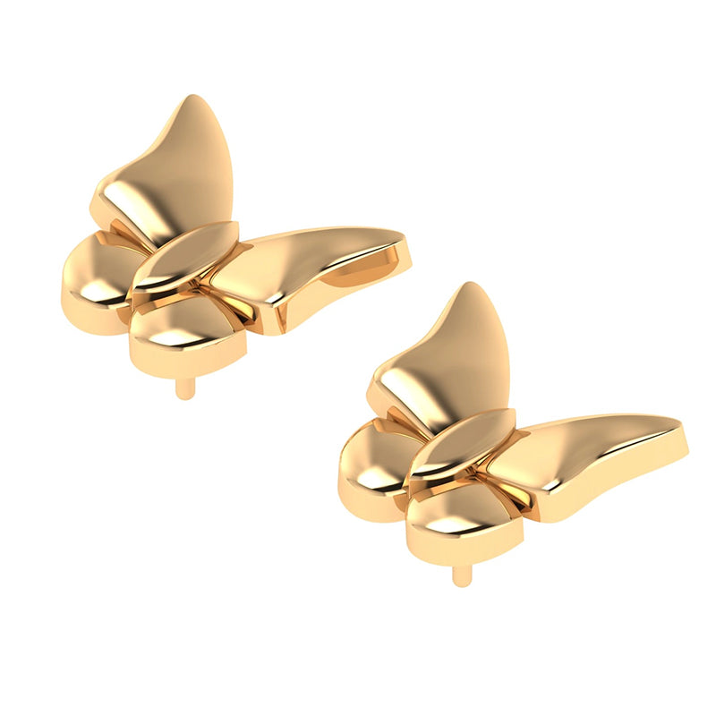 18KT Gold Golden Wings Earrings