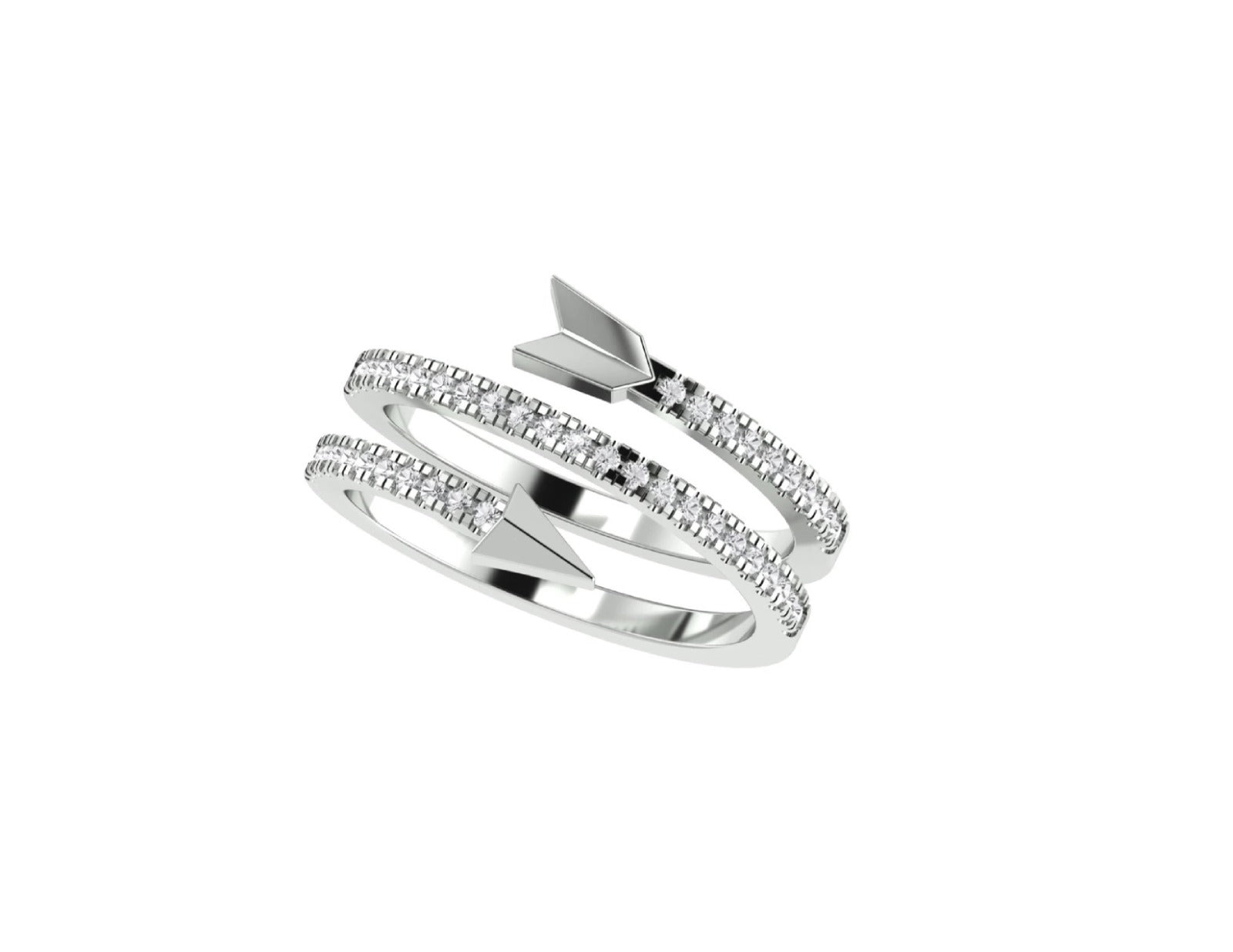 Slingshot Silver Ring