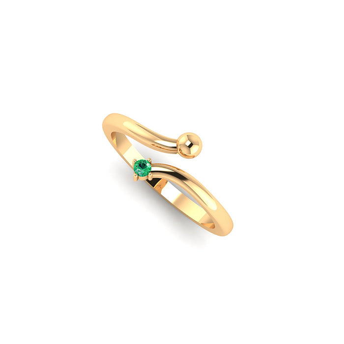 Love Circlet Ring in 18KT Gold