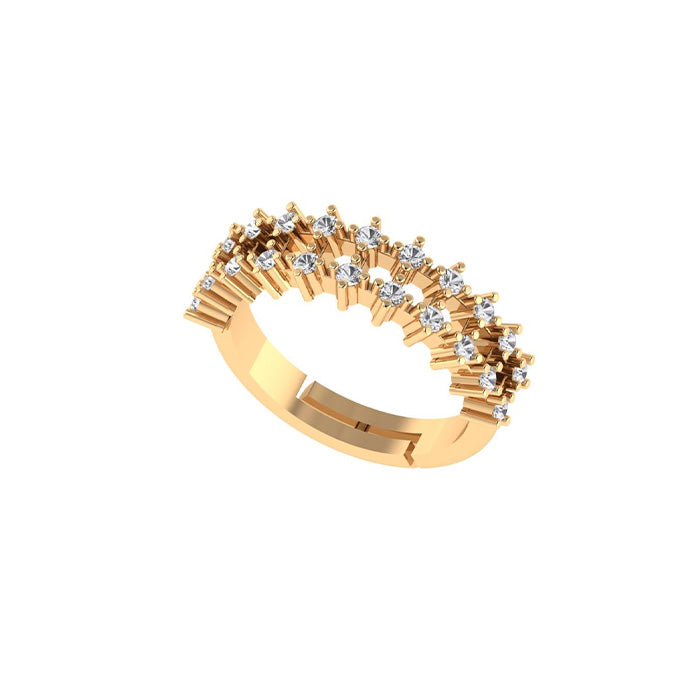 Golden Majestic Crown Ring