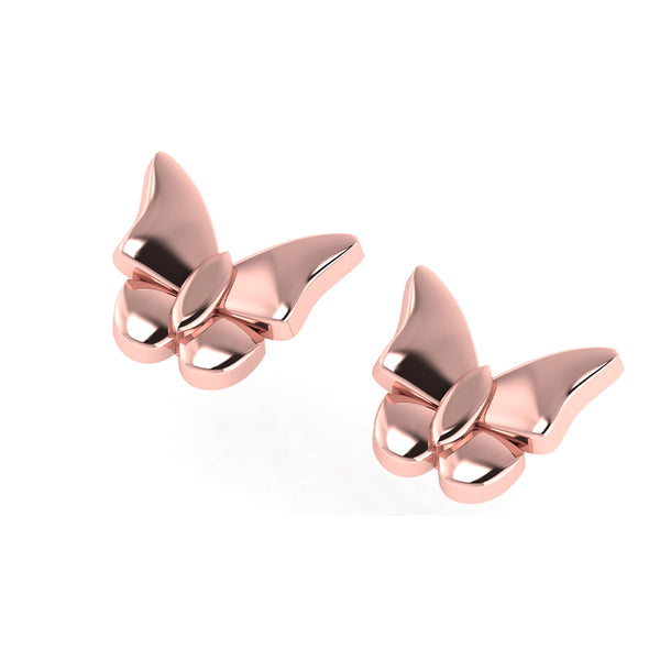 Golden Wings Earring - Rose Gold